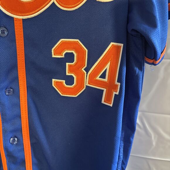 New York Mets Noah Syndergaard #34 MLB150 FlexBase Size 40 Men Medium Stitched - Picture 3 of 11